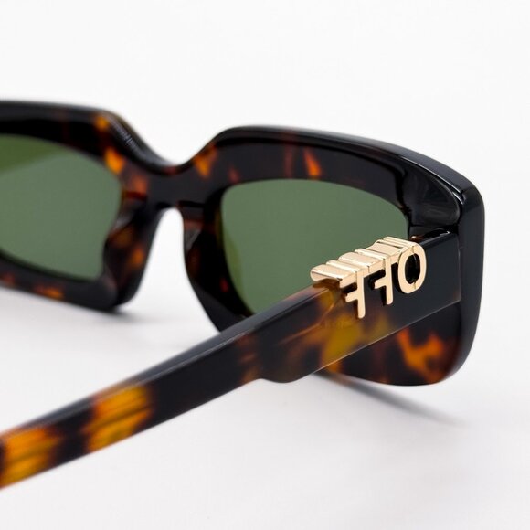 NEW OFF-WHITE OERI13C RENTON 6055 SUNGLASSES WOMEN HAVANA SQUARE